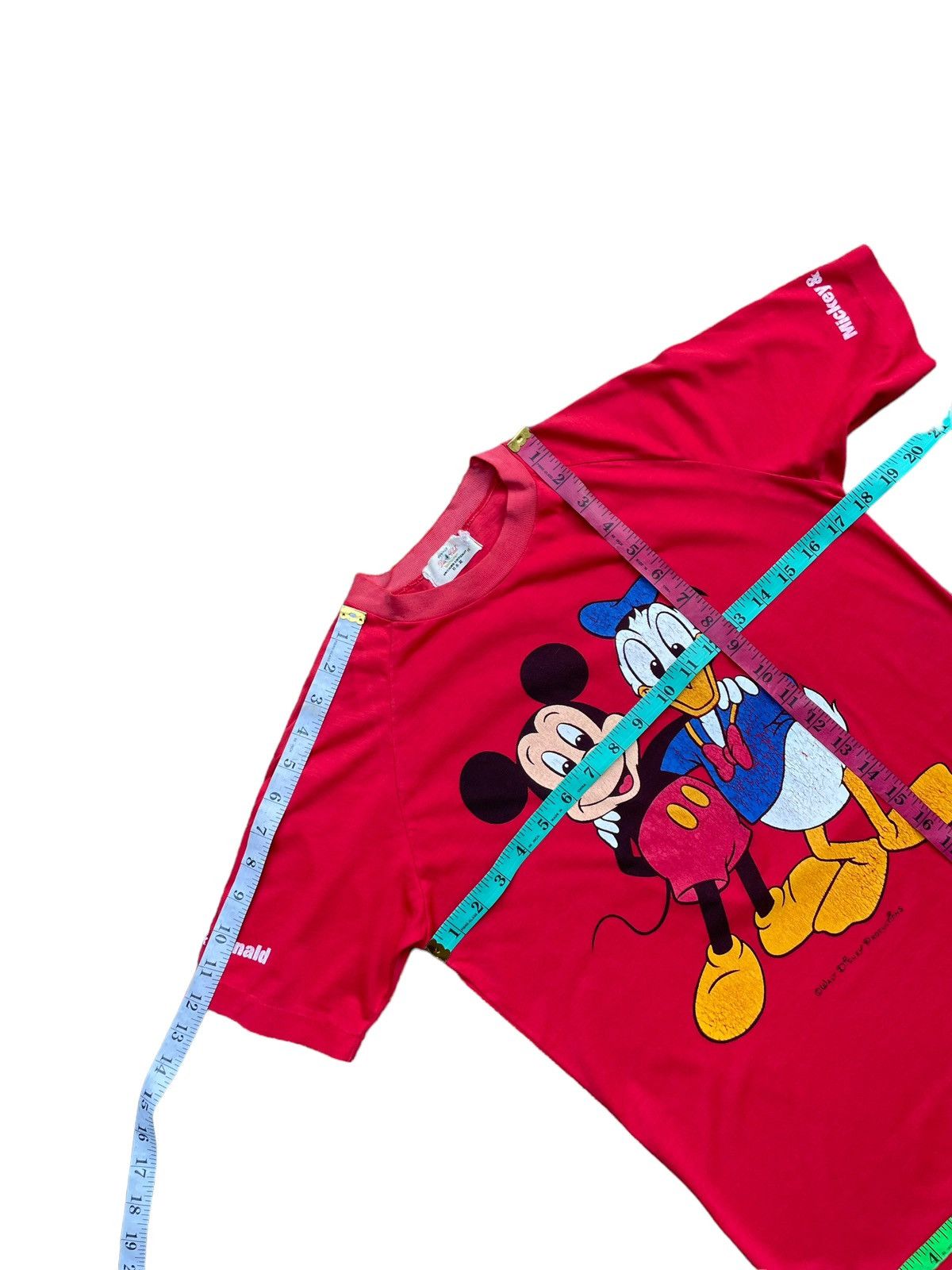 Disney Vintage Mickey & Donald Raglan Tshirt Size US S / EU 44-46 / 1 - 12 Thumbnail