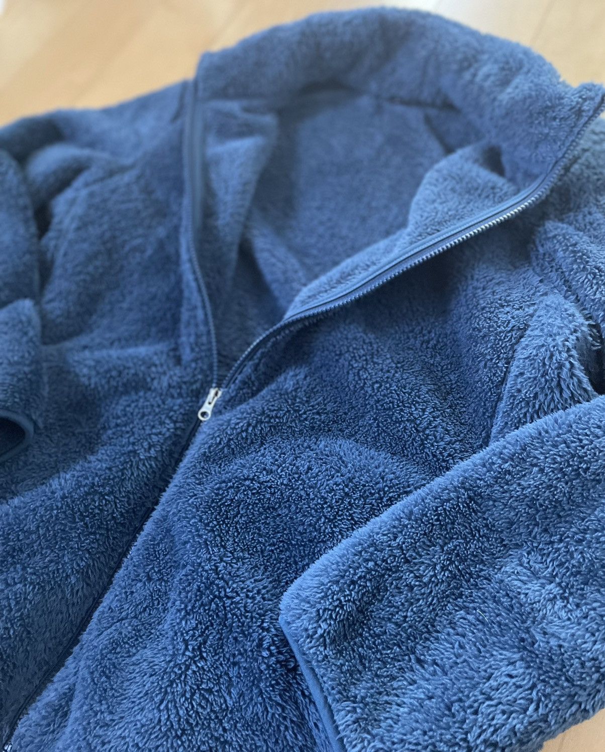 Uniqlo Fleece Fuzzy Jacket Grailed