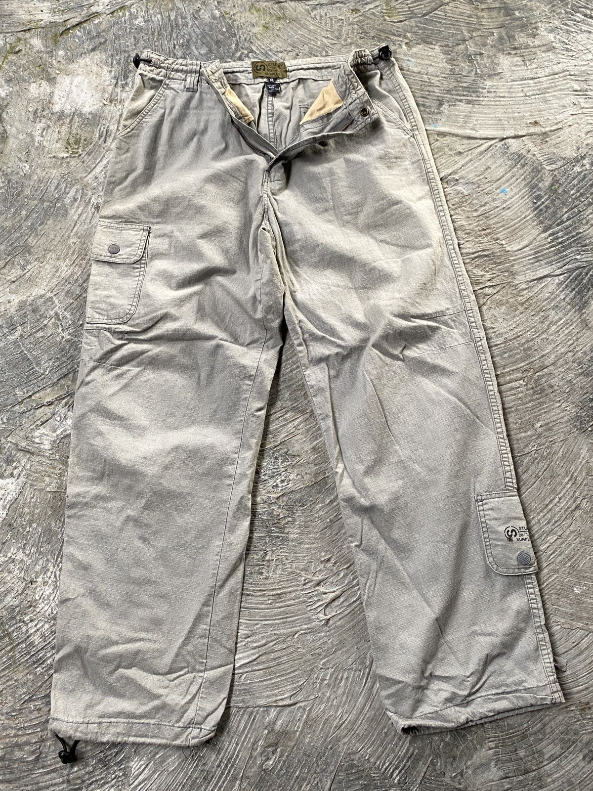 Stussy 🔥OFFER NOW🔥 Vintage Stussy Surplus Cargo Pant Size US 34 / EU 50 - 6 Thumbnail