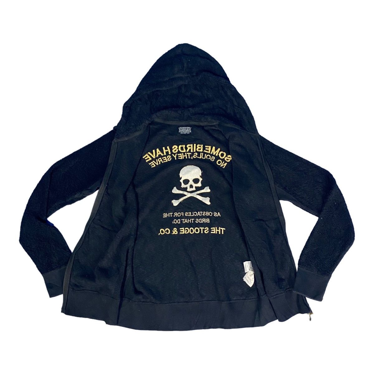 Japanese Brand STOOGE & CO Fleece Jacket Hoodie Size US S / EU 44-46 / 1 - 3 Thumbnail