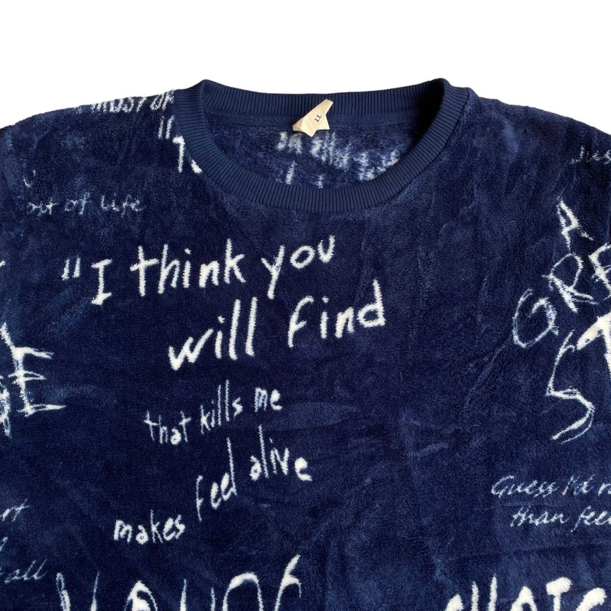 20471120 × Beauty Beast × Japanese Brand 🇯🇵 GENERATE WORDING FULL PRINT FLEECE SWEATSHIRT Size US XL / EU 56 / 4 - 3 Thumbnail