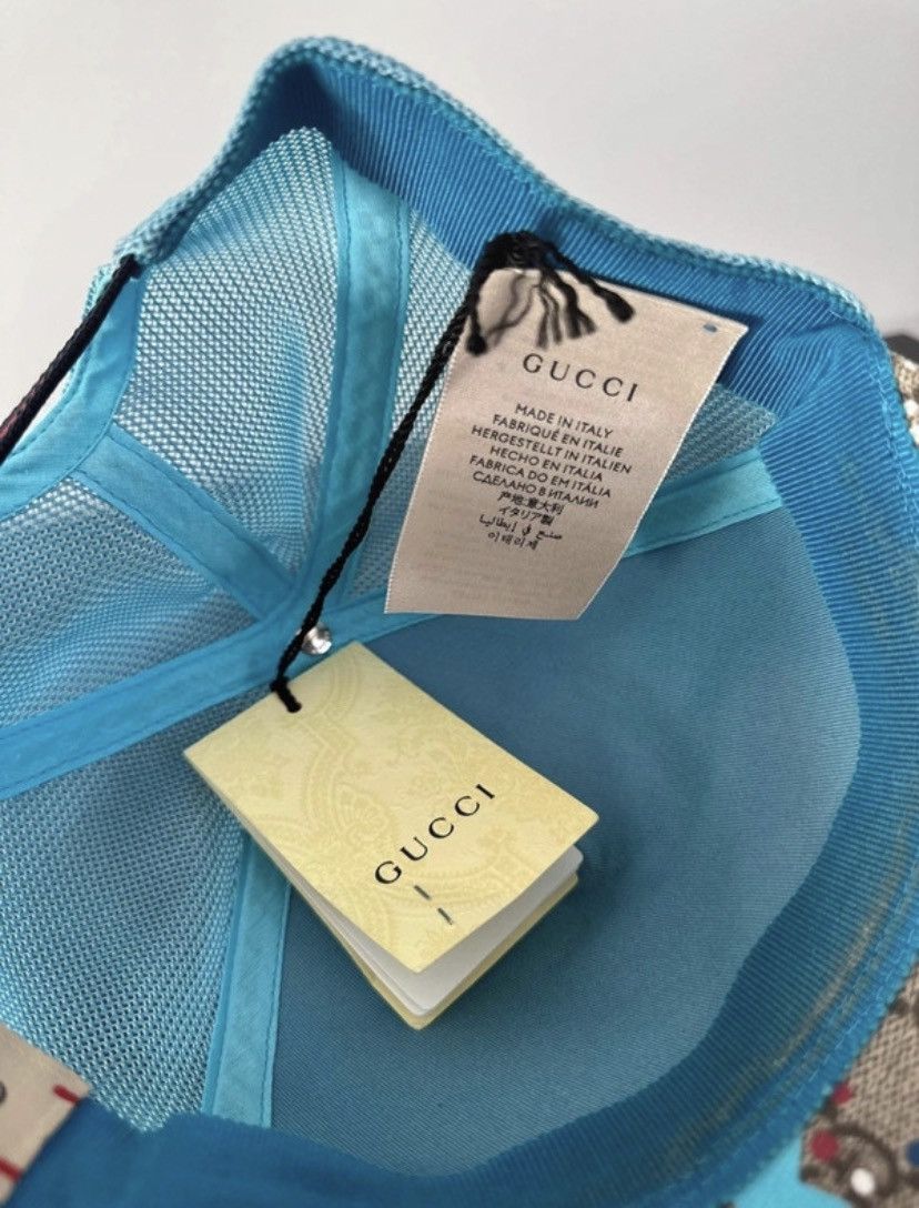 Gucci Gucci Print GG with stars Supreme Velcro Strap Baseball Cap Size ONE SIZE - 3 Thumbnail