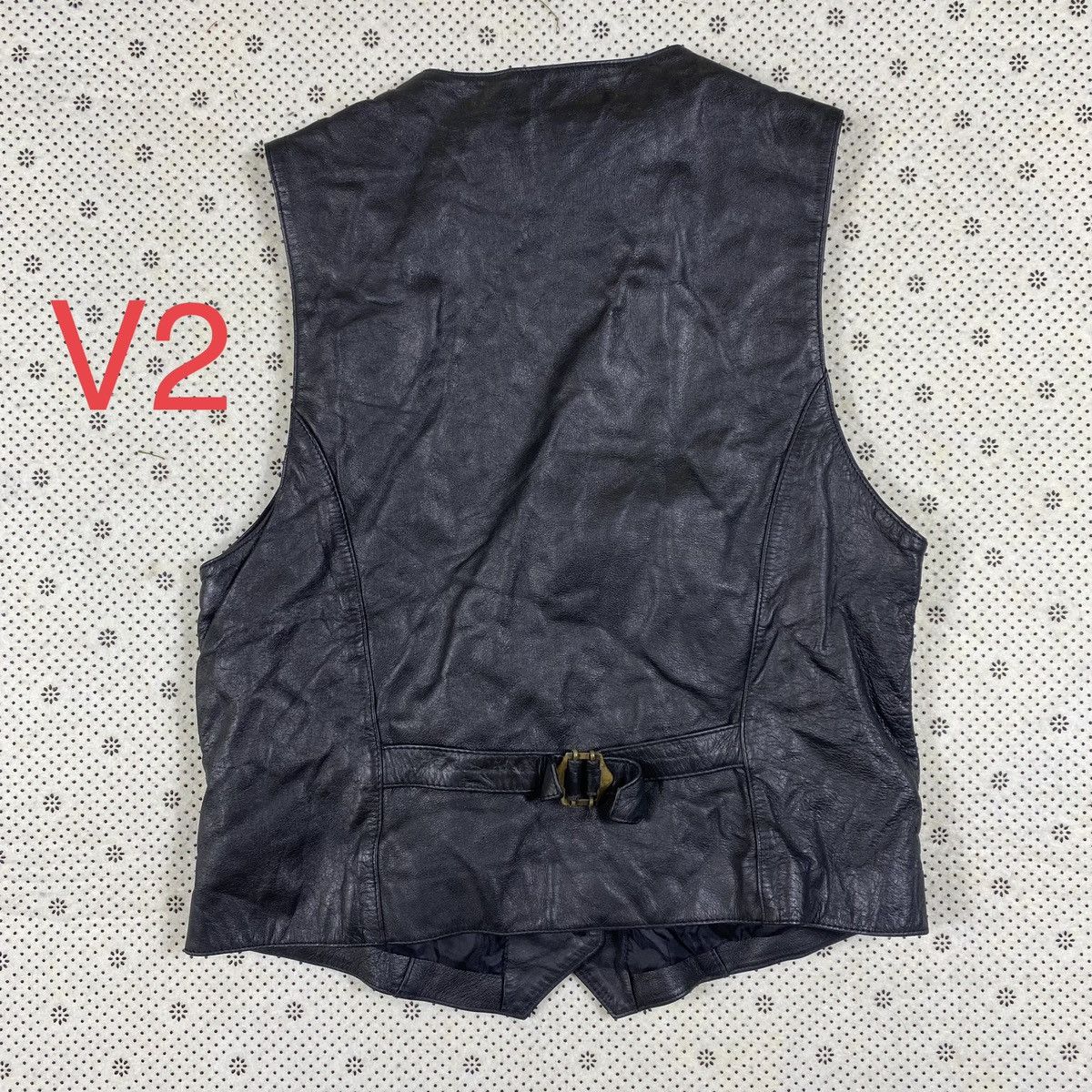 Genuine Leather Vintage Ladies Genuine Leather Vest By Velwood Size S / US 4 / IT 40 - 2 Thumbnail