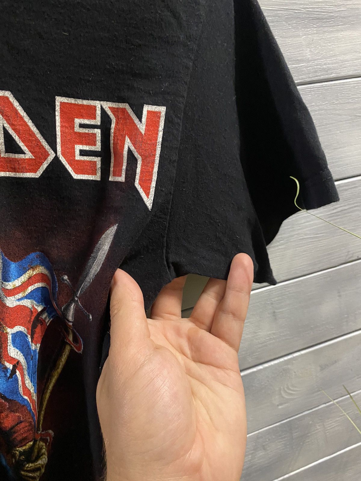 Band Tees T-Shirt Iron Maiden 2012 Tour England 2013 Rock Y2K Size US S / EU 44-46 / 1 - 8 Thumbnail