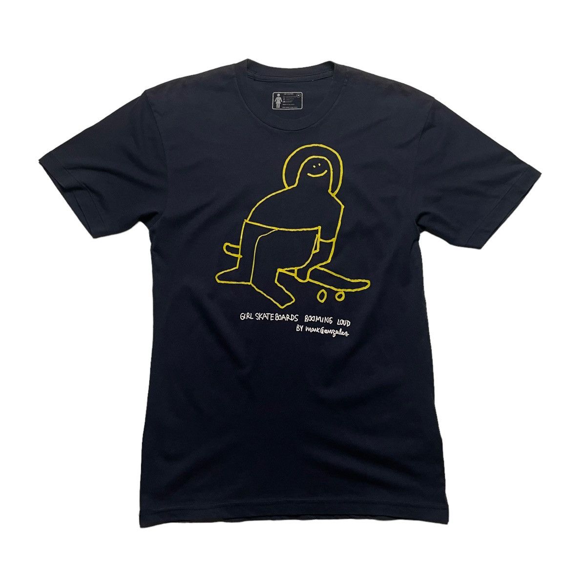 Girl Skateboards × Vintage GIRL SKATEBOARD BITCH BOOMING LOUD BY MARK GONZALES TSHIRT Size US M / EU 48-50 / 2 - 1 Thumbnail
