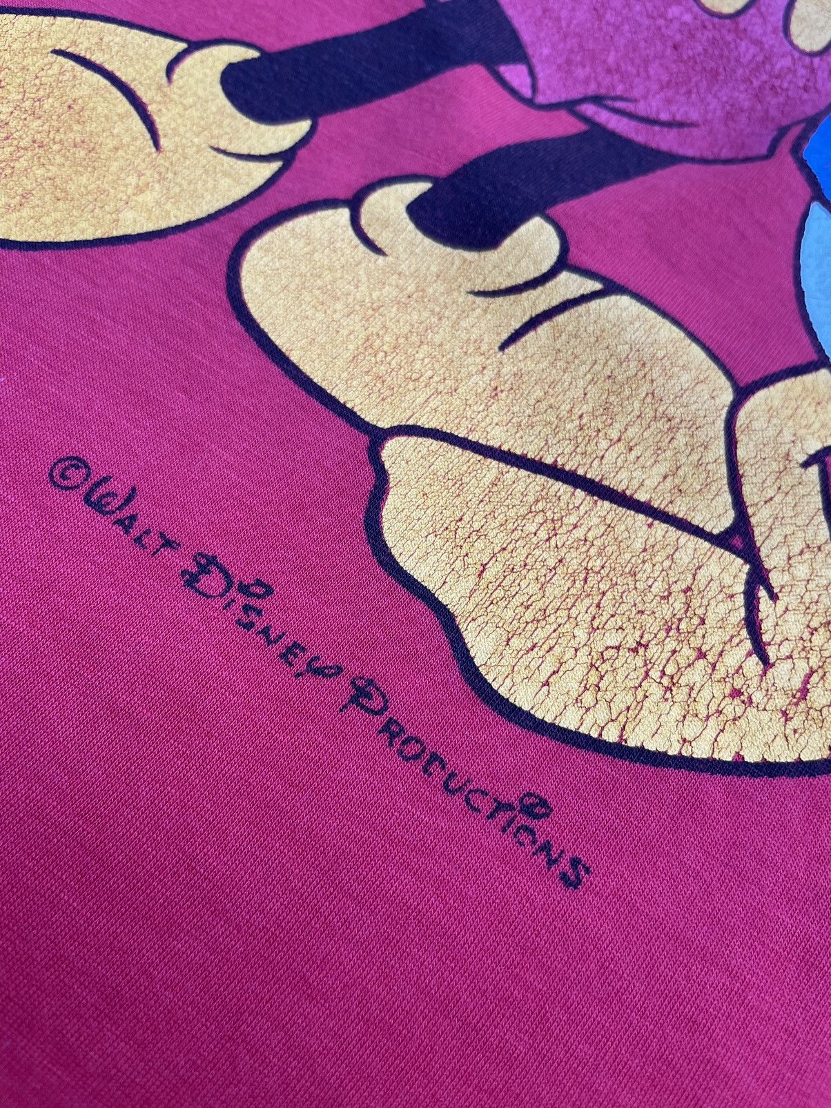 Disney Vintage Mickey & Donald Raglan Tshirt Size US S / EU 44-46 / 1 - 9 Thumbnail