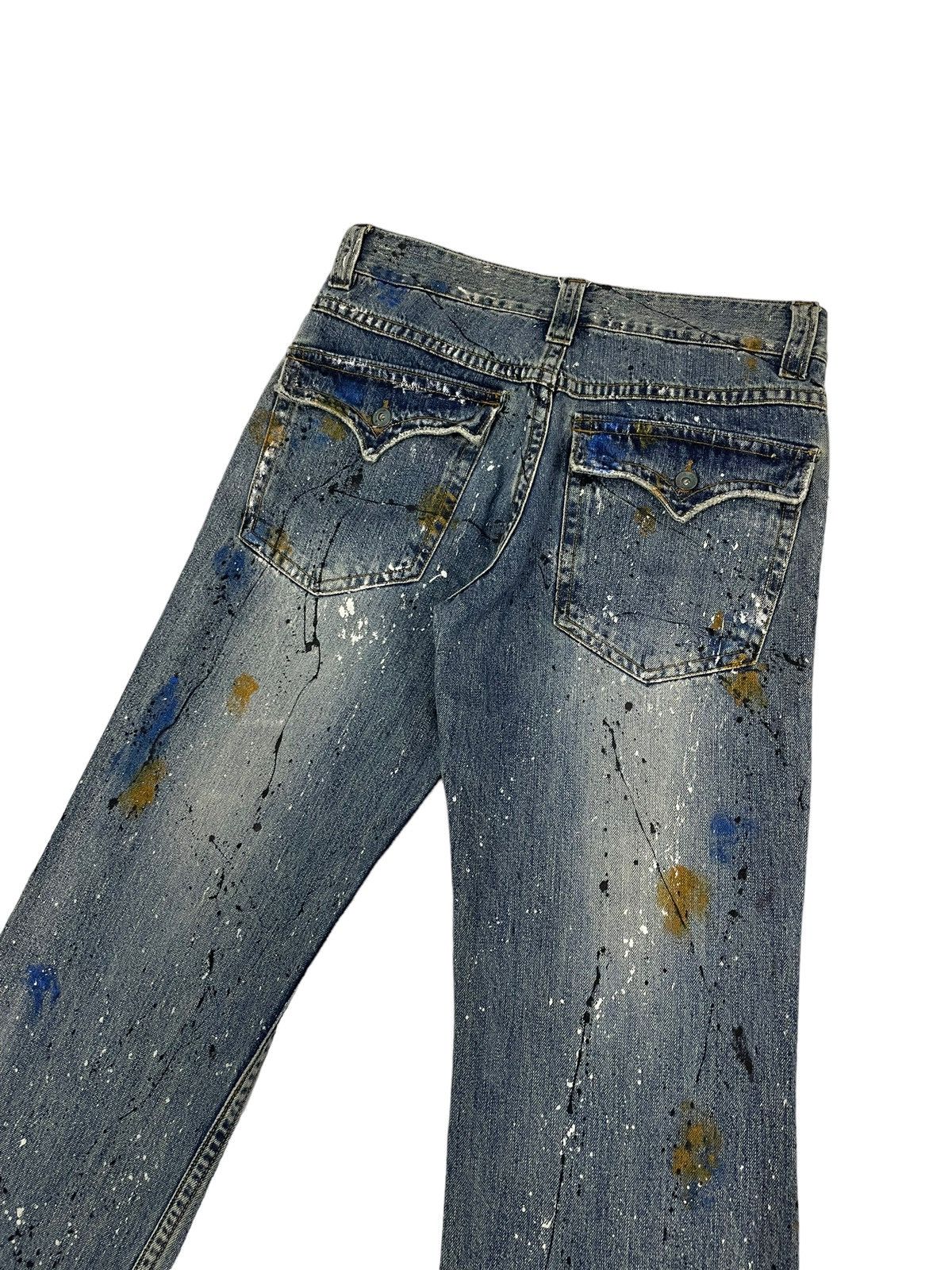 Tornado Mart Semantic Design Japan Flare Painter Jeans Size US 33 - 7 Thumbnail