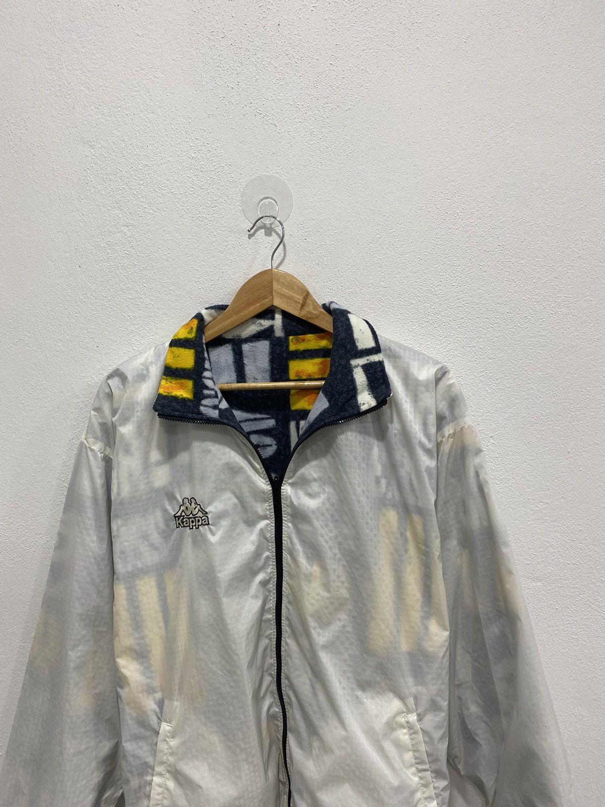 Kappa VTG REVERSIBLE KAPPA FLEECE JACKET/ WINDBREAKER Size US L / EU 52-54 / 3 - 5 Thumbnail