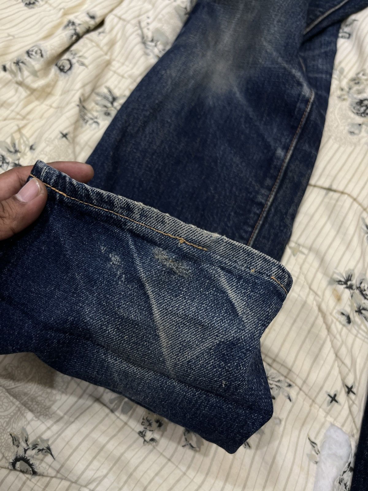Denime (Qqqq). 🔥🔥🔥ARCHIVE RARE DENIME JAPAN FADED JEANS Size US 33 - 17 Thumbnail
