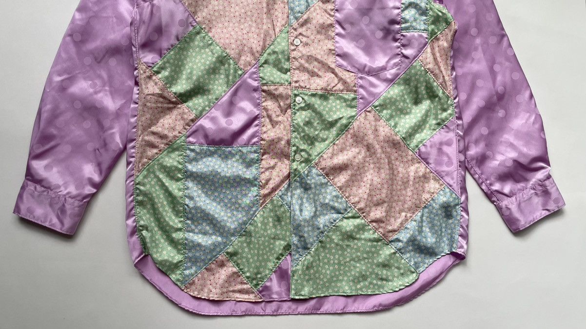 A/W 07 Patchwork Satin Shirt Shirts Button Ups