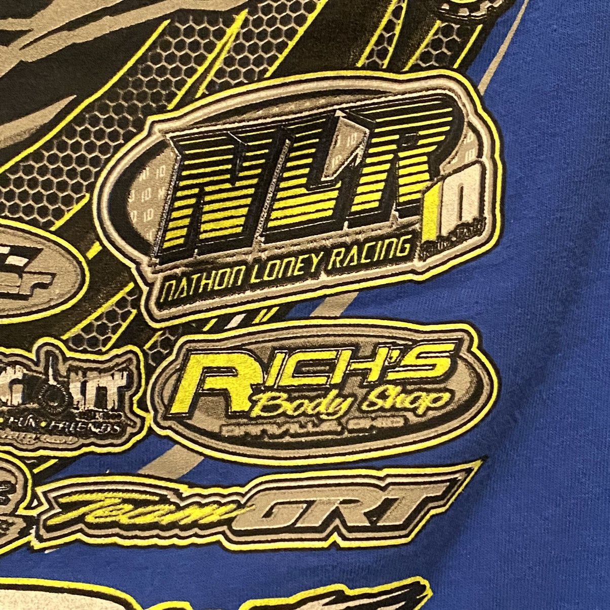 NASCAR × Nike Vintage Y2K Blue Nascar AOP Racing Graphic Tee L Size US L / EU 52-54 / 3 - 23 Thumbnail