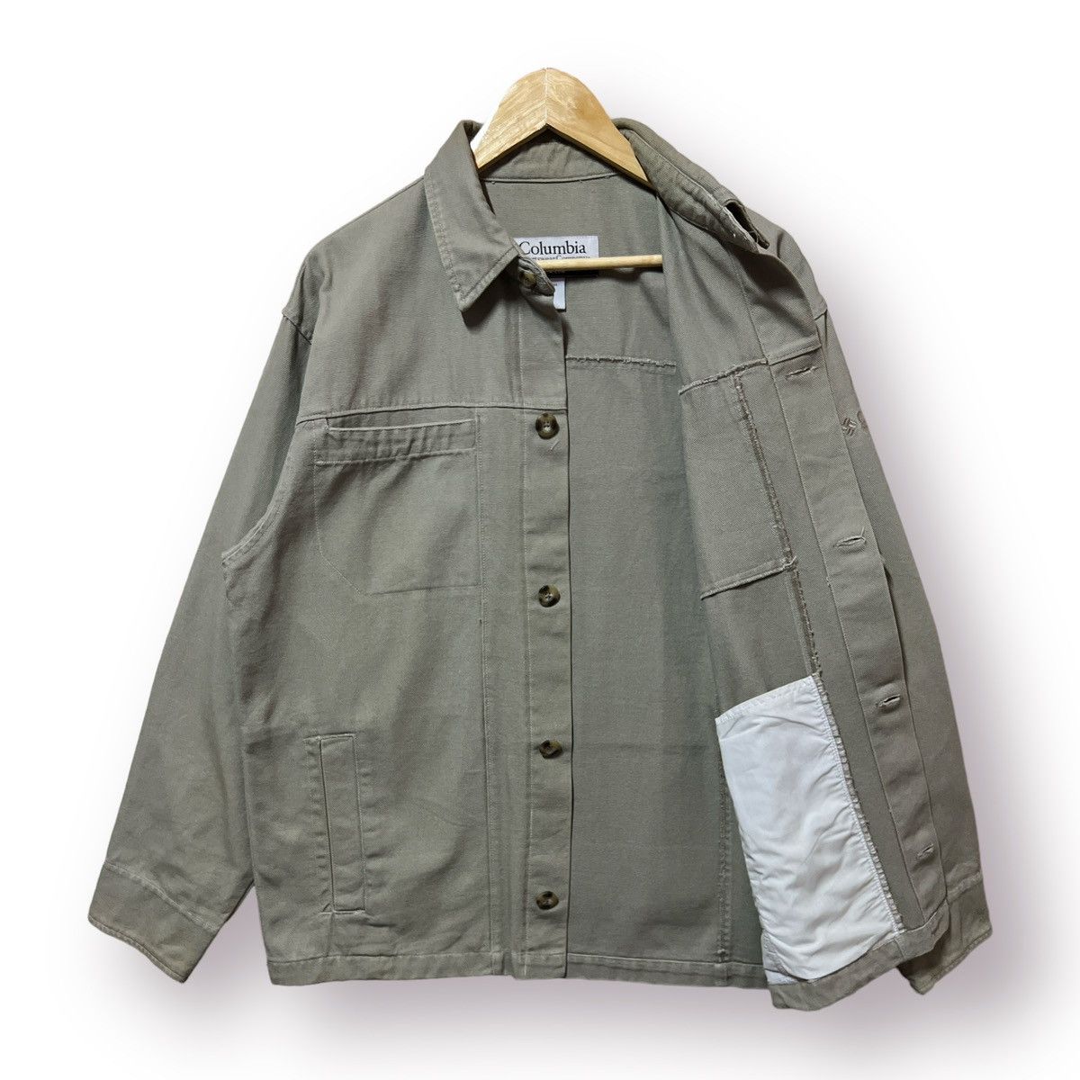 Columbia 🔥Columbia sportwear company dark canvas heavy jacket Size US M / EU 48-50 / 2 - 6 Thumbnail