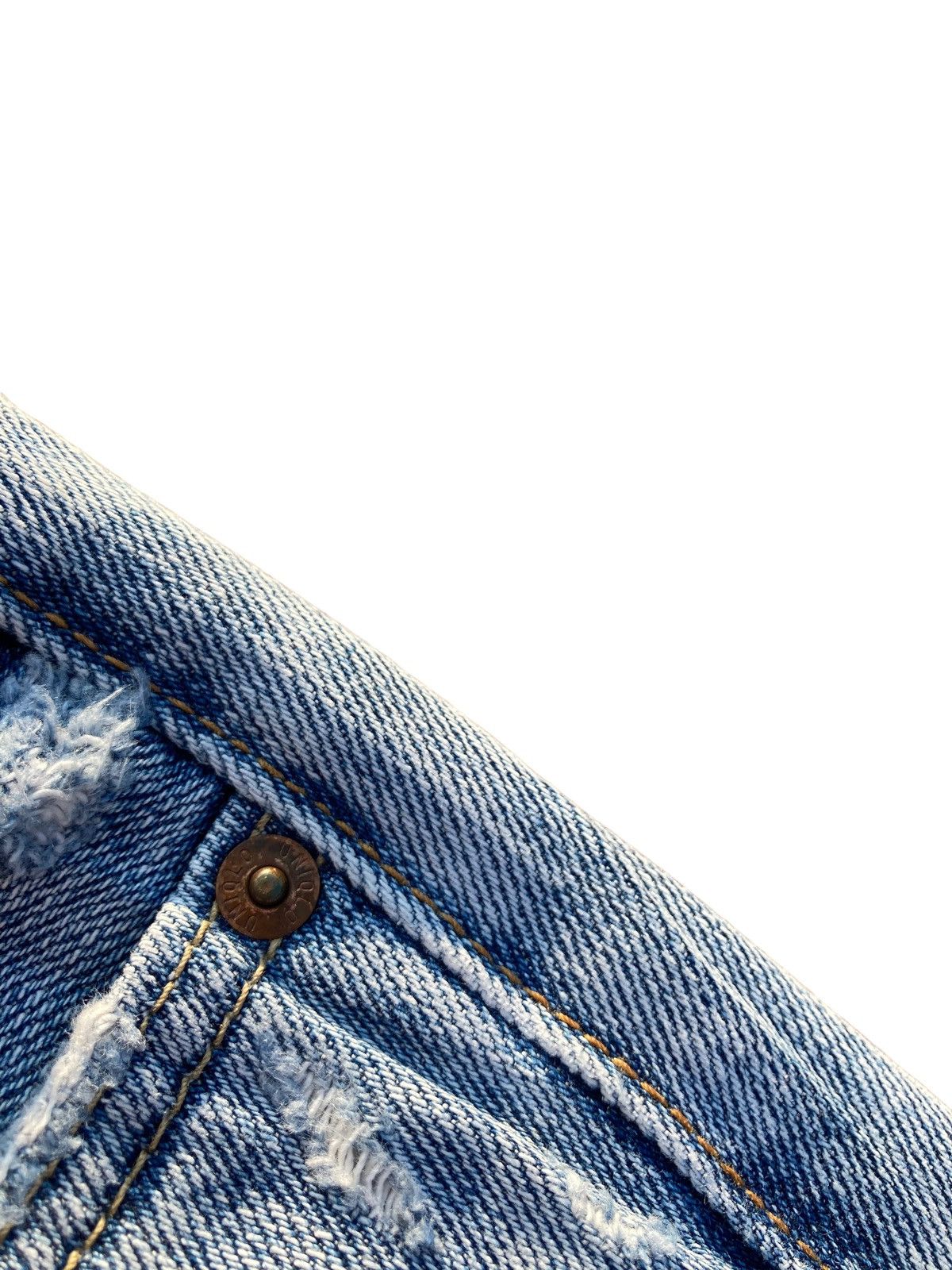 Uniqlo Vintage Y2K Jun Takahashi Straight Cut Jeans Size US 32 / EU 48 - 10 Thumbnail