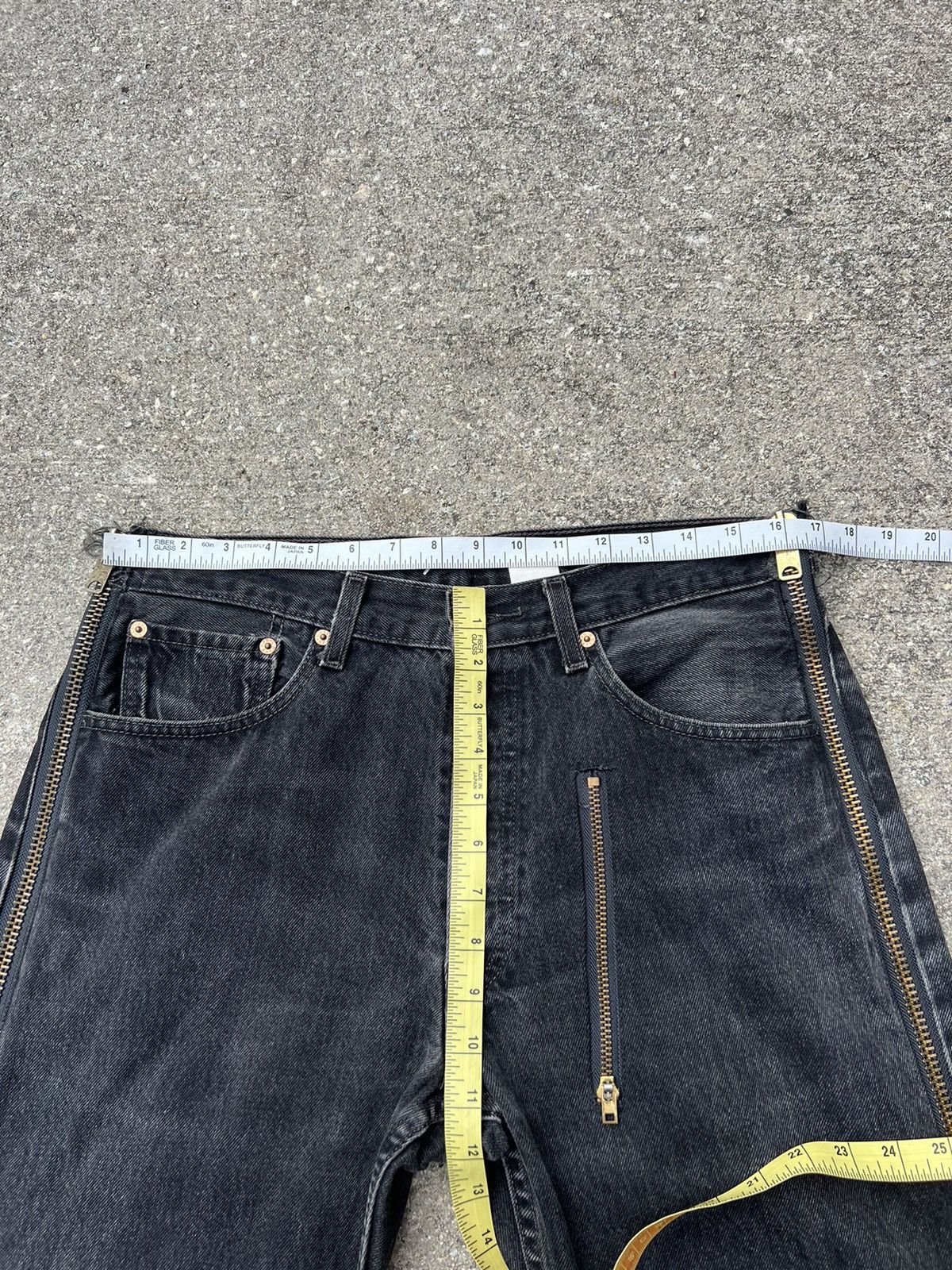 Needles Vintage Levi’s 501 REBIULD by Sonic Lab Needles Denim Jeans Size US 32 / EU 48 - 2 Thumbnail