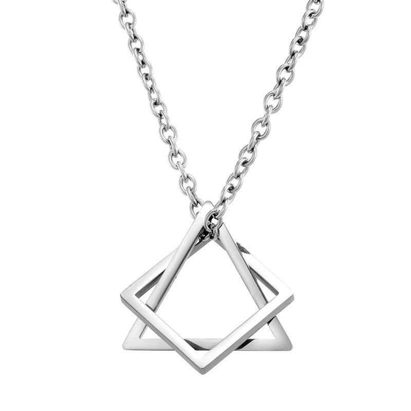 Jewelry × Vintage Square Triangle Necklace Size ONE SIZE - 4 Thumbnail