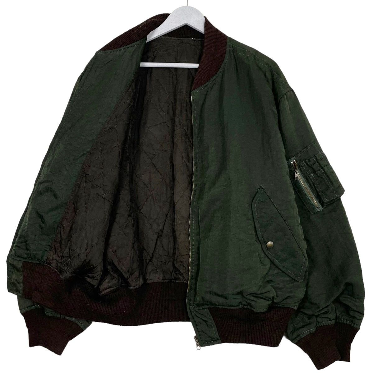 Beauty Beast × Japanese Brand 💥80s JUNMEN RIOT BOMBER INSPIRED ISSEY MIYAKE JACKET Size US L / EU 52-54 / 3 - 2 Thumbnail