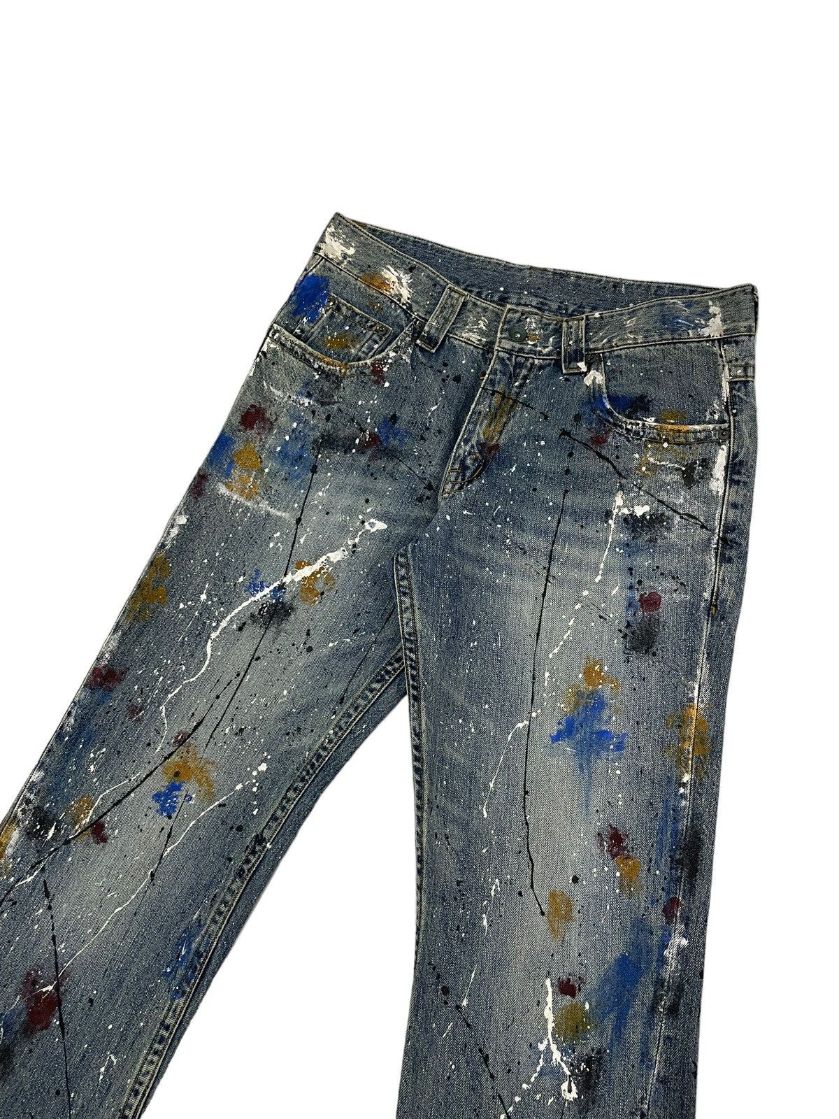 Tornado Mart Semantic Design Japan Flare Painter Jeans Size US 33 - 5 Thumbnail