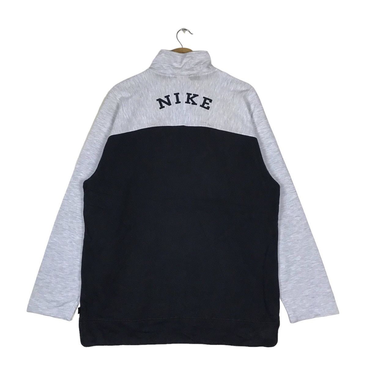 Nike Small Logo Quarter Zip Pullover Jumper Sweatshirt