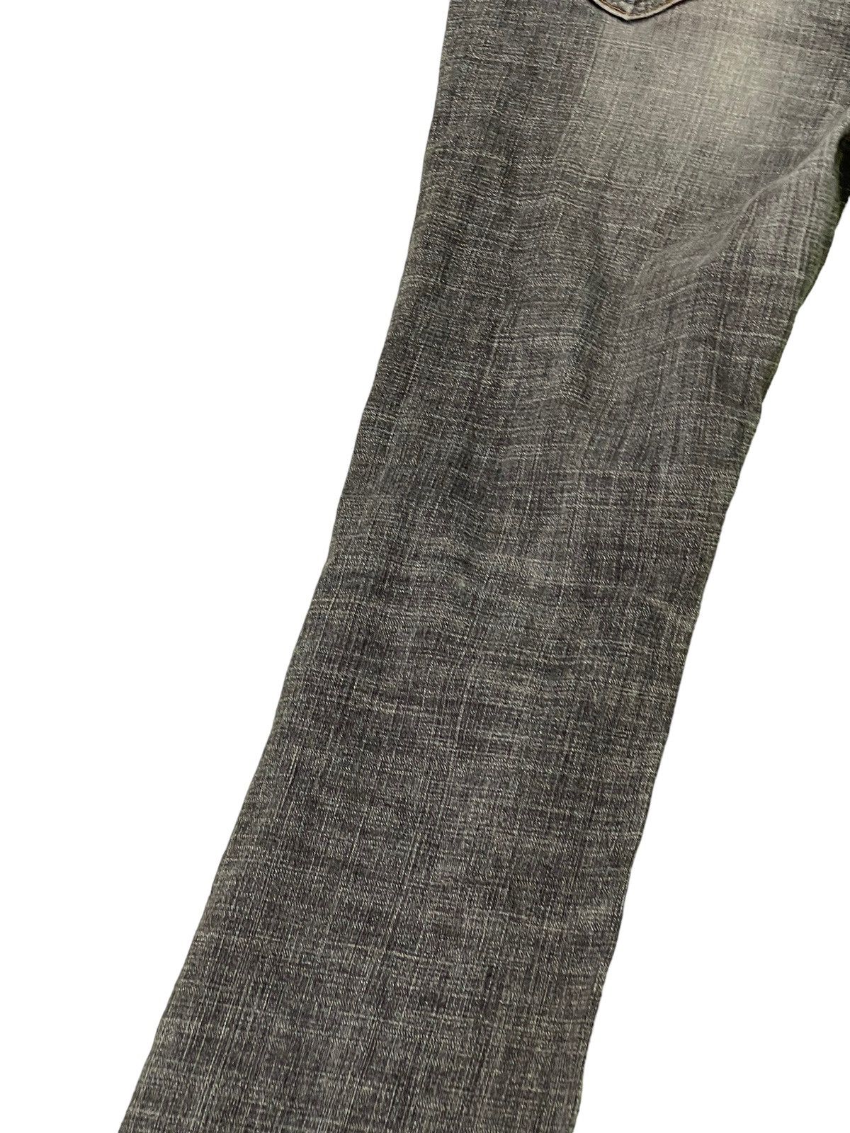 Japanese Brand Flare Jeans Ideo Japan Distress Stretch Boot Cut 6🟦1 Size US 31 - 16 Thumbnail