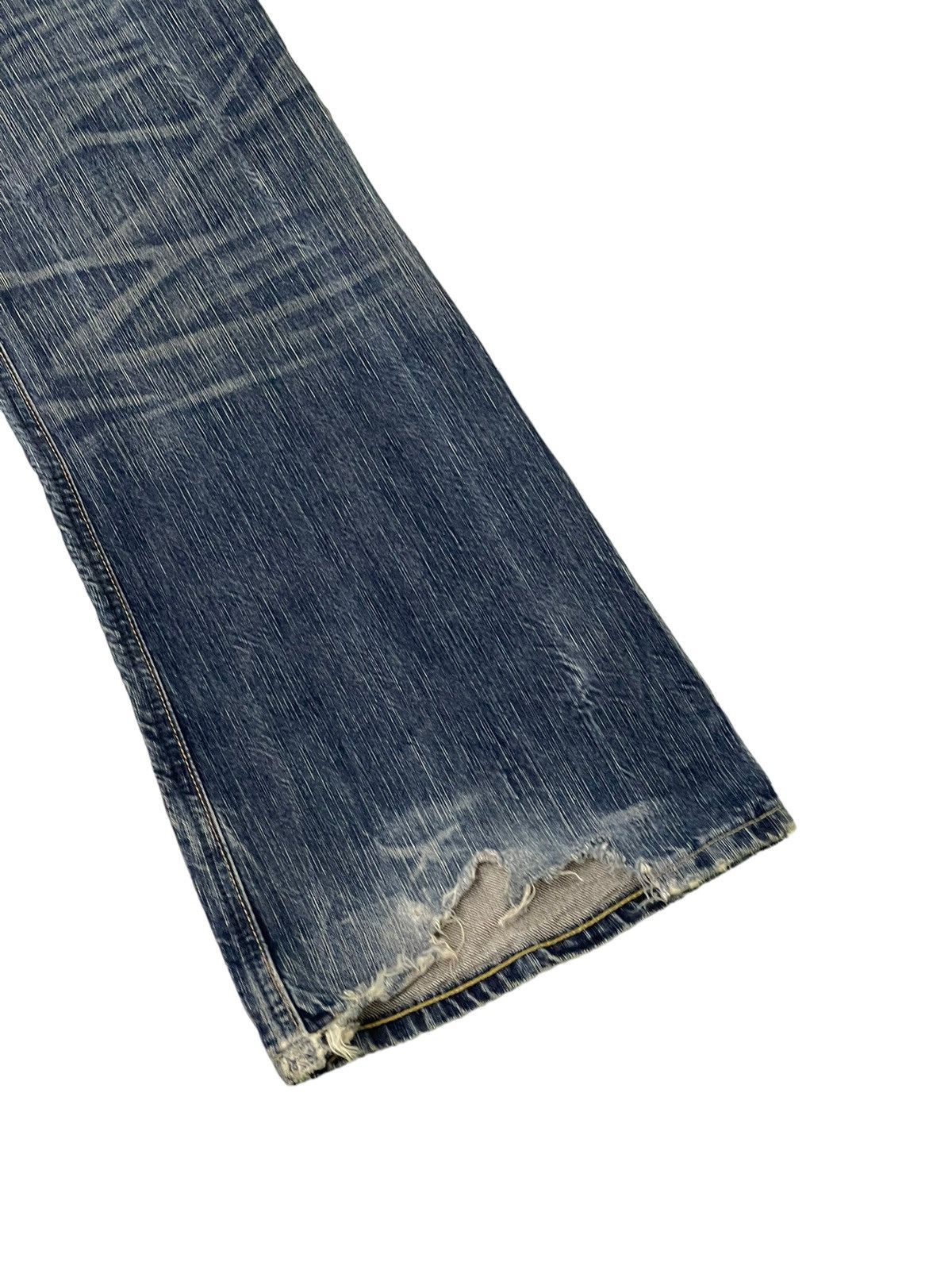 Edwin Flare Jeans Edwin Japan Distress Acid Wash Boot Cut 6🟦1 Size US 32 / EU 48 - 14 Thumbnail