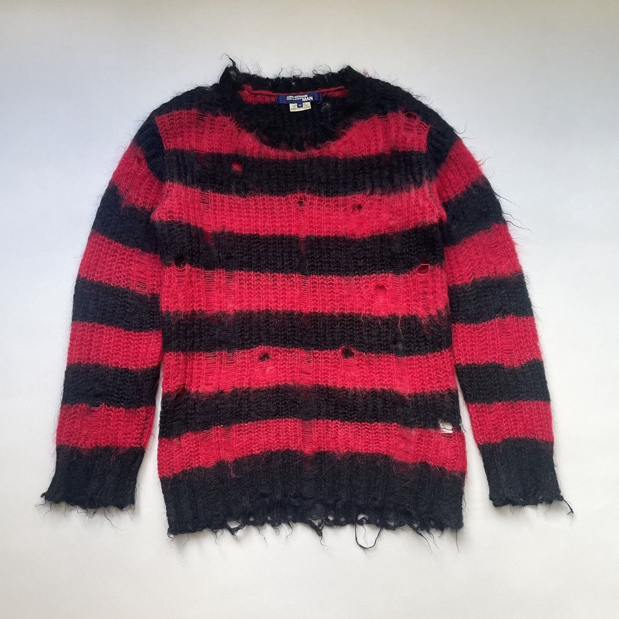 Comme Des Garcons Distressed Mohair Sweater | Grailed