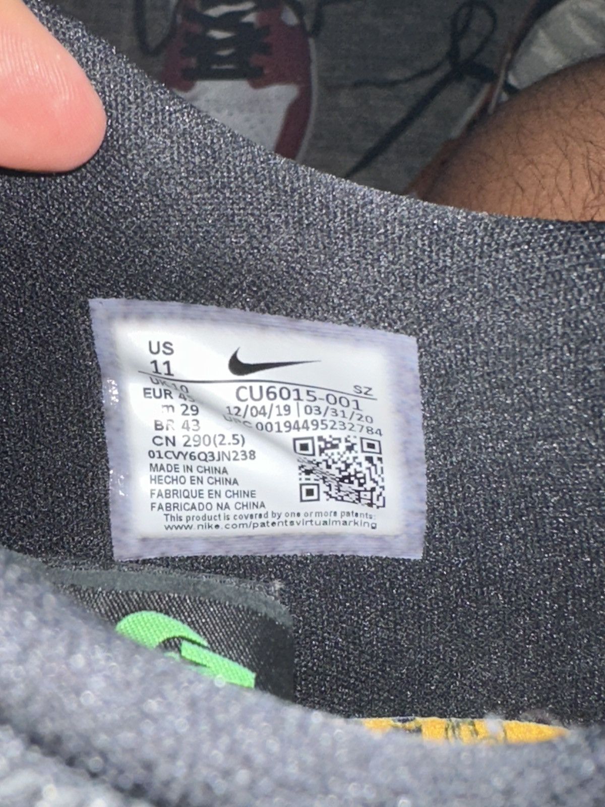 Nike × Off-White Off-White Nike Dunk air rubber Size US 11 / EU 44 - 6 Thumbnail