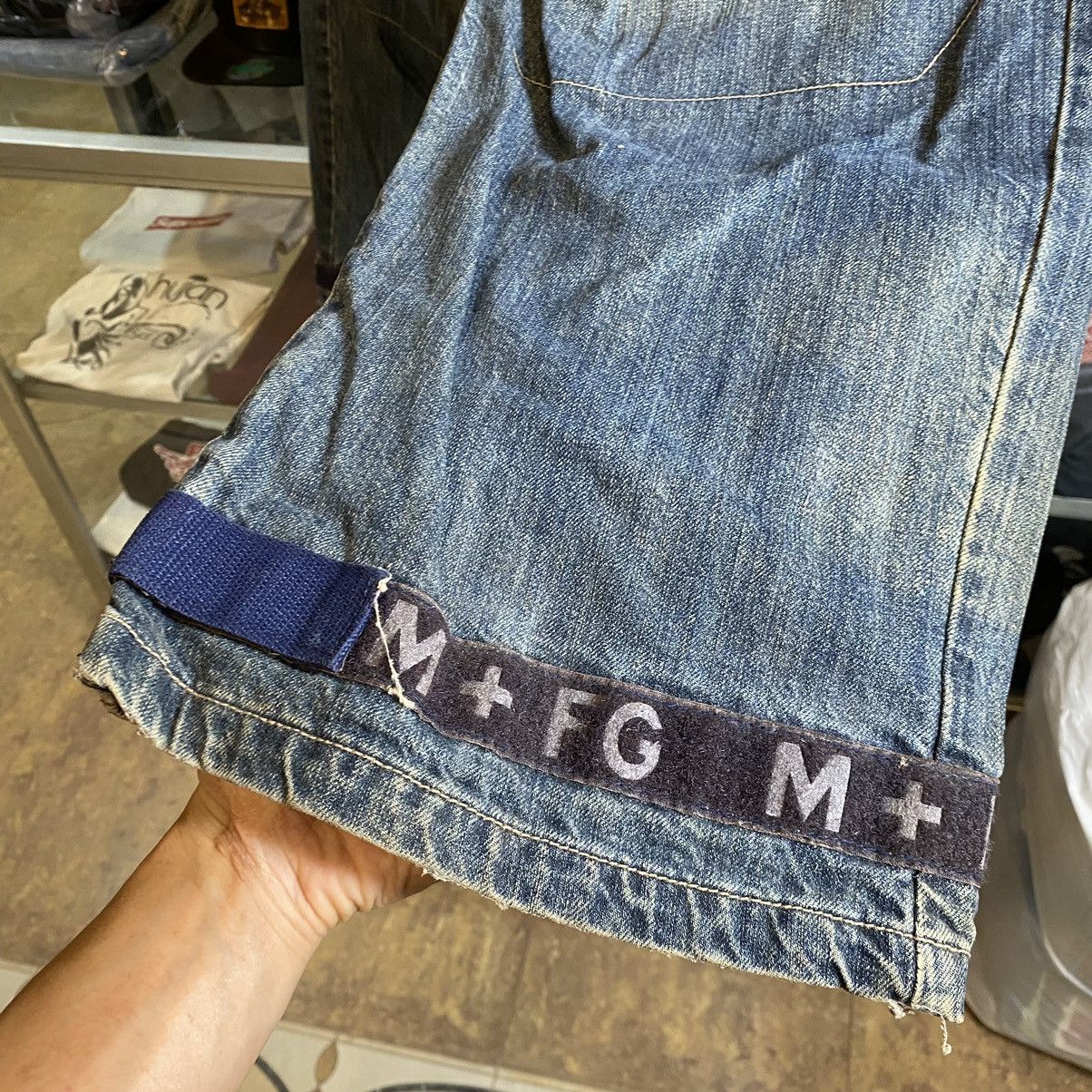 Marithe + Francois Girbaud Marithe Francois Girbaud Bondage Denim Pants Size US 36 / EU 52 - 12 Thumbnail
