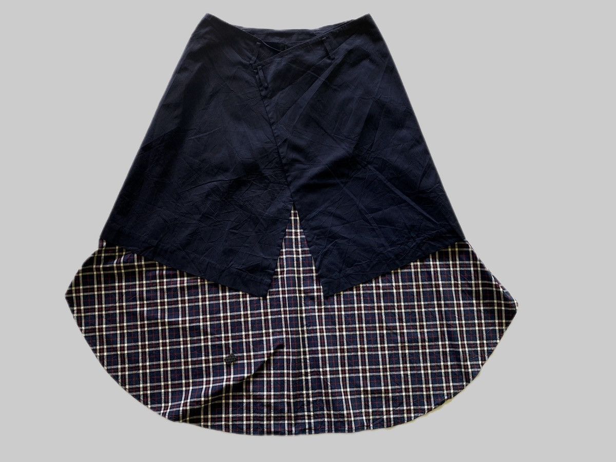 Maison MIHARA YASUHIRO Archives! Mihara Yasuhiro Asymmetrical Hybrid Wrap Skirt Size 27" / US 4 / IT 40 - 10 Thumbnail