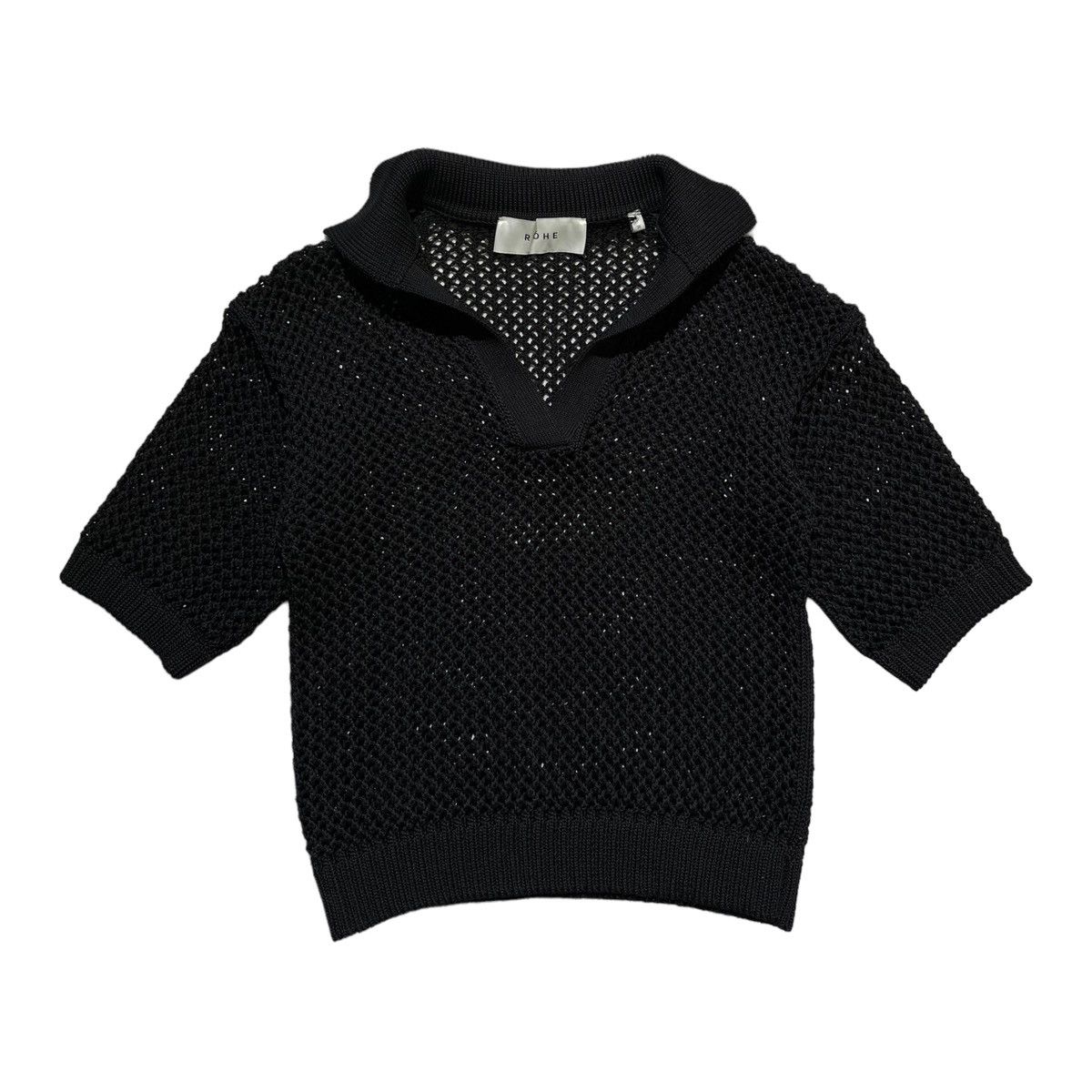 Designer Rohe cutout woven polo | Grailed