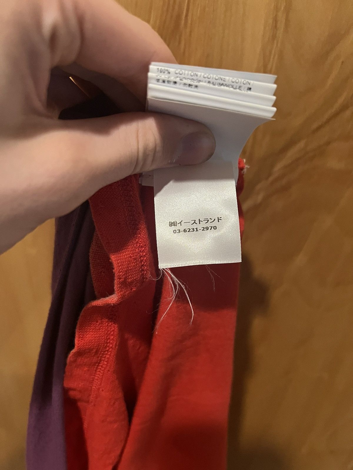 Off-White Off White Triple Layer Reconstructed Longsleeve Red Purple Size US M / EU 48-50 / 2 - 17 Thumbnail