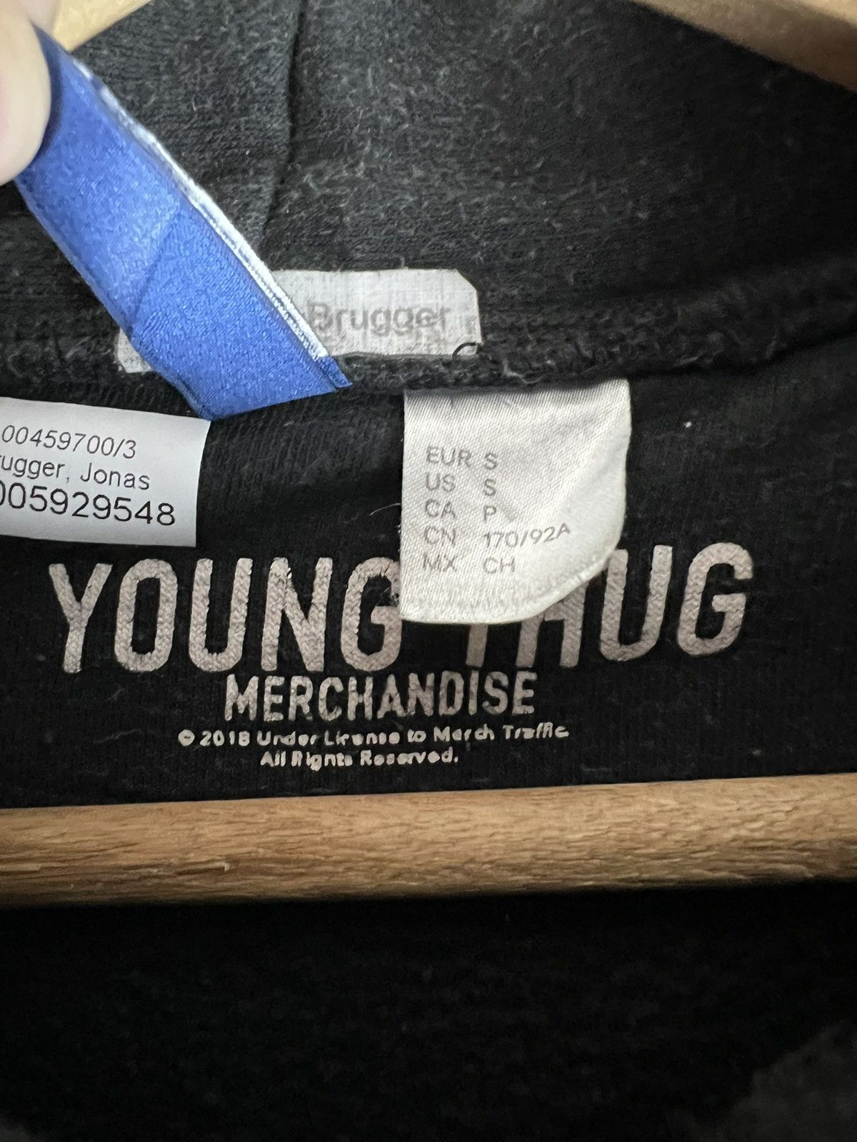 Band Tees Young Thug Beautiful Thugger Rap Hoodie 2018 Size M Size US M / EU 48-50 / 2 - 3 Thumbnail