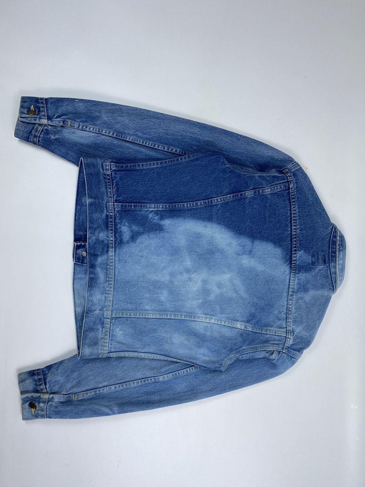 Lee 🔥LASTDROP🔥 90s Made In USA Lee Denim Jeans Trucker Jacket Size M / US 6-8 / IT 42-44 - 3 Thumbnail