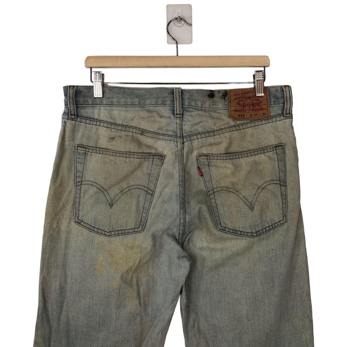 Levi's VINTAGE LEVI’S DENIM JEANS DISTRESSED DESIGN JAPAN Size US 34 / EU 50 - 7 Thumbnail