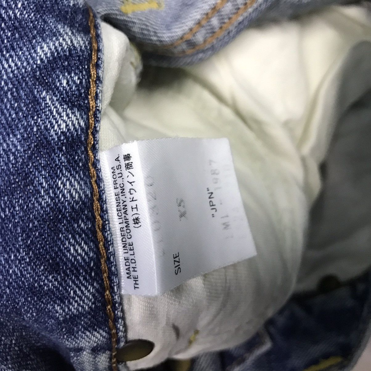 If Six Was Nine × Lee × Vintage 💥Vintage Lee💥 short Lee Simple Design 💥 Size 29" - 4 Thumbnail