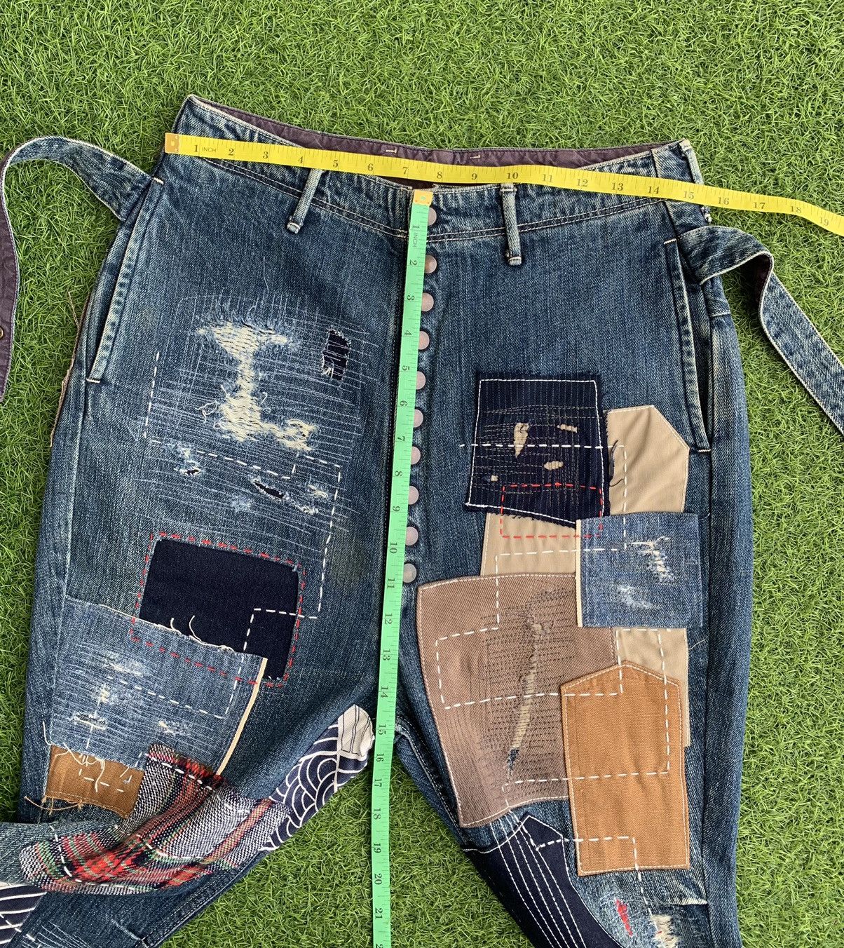 🔥Insane Design Kapital Patchwork Rework sashiko Denim