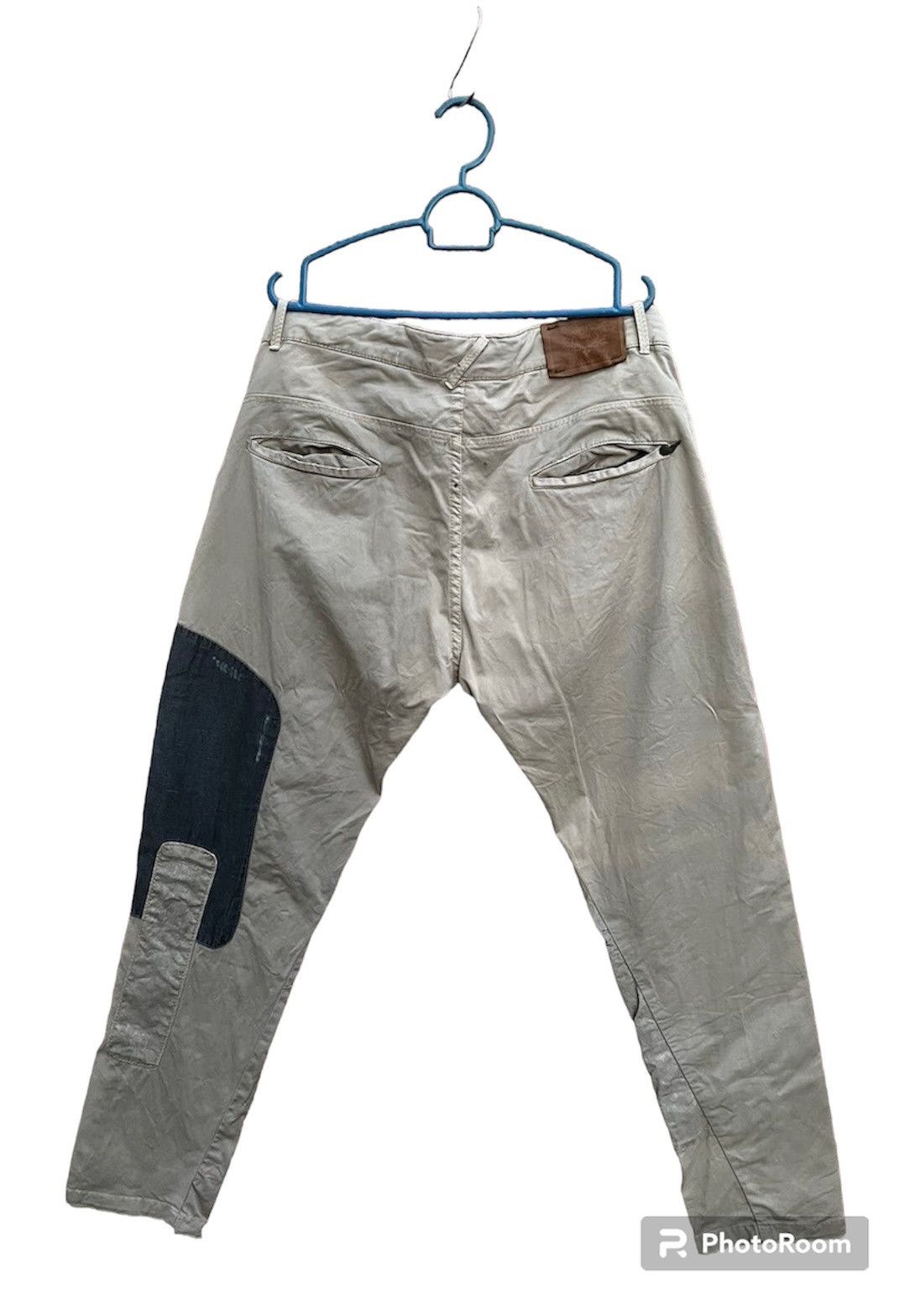 Zara (A63). RARE ZARA MAN DENIM COUTURE PATHWORK PANTS Size US 35 - 8 Thumbnail