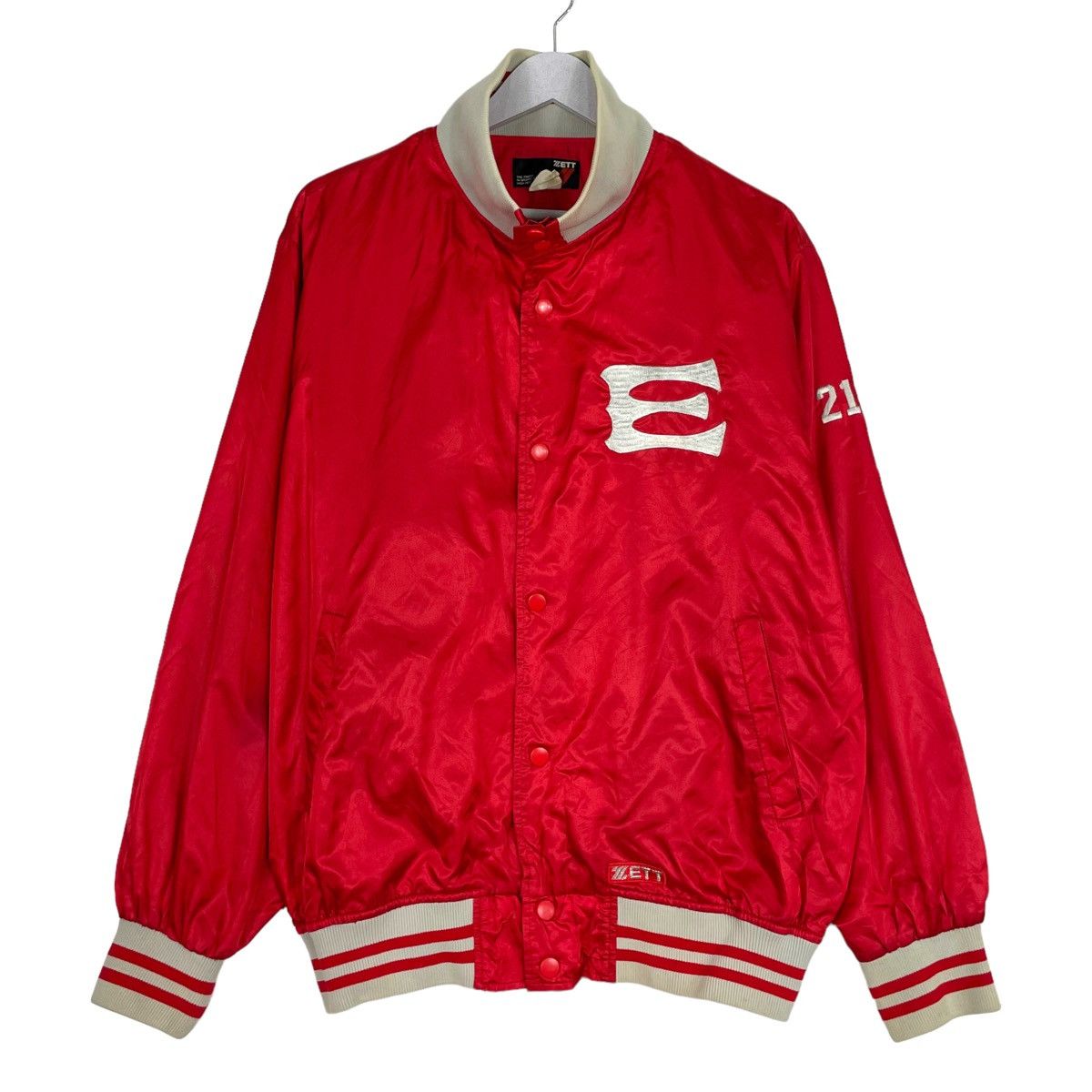Japanese Brand × Sports Specialties × Vintage 💥ZETT JAPAN BASEBALL SNAP VARSITY JACKET Size US L / EU 52-54 / 3 - 1 Thumbnail