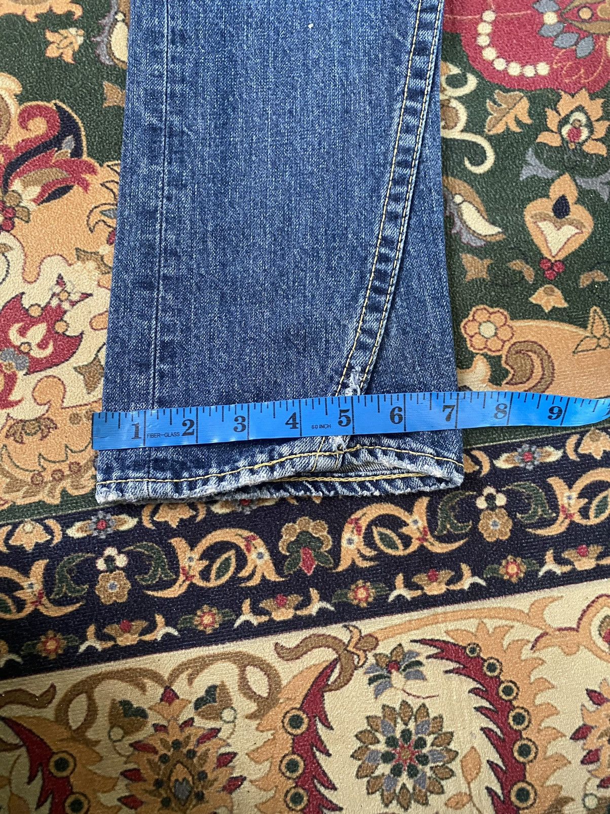 Hysteric Glamour 🔥RARE🔥Vintage Rodeo Crowns Flare Distressed Denim 29 Size 29" - 20 Thumbnail