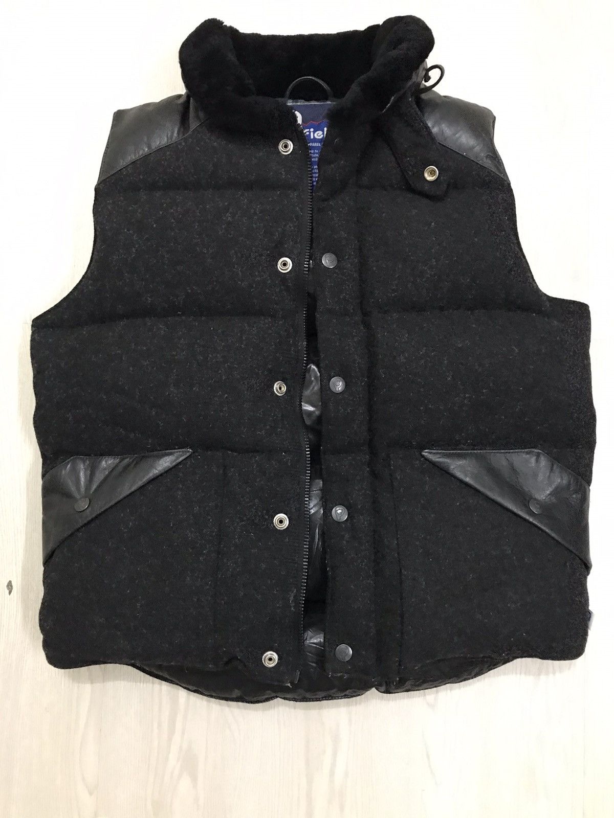 Penfield Penfield Wool Vest Leather Made In USA Size US S / EU 44-46 / 1 - 10 Thumbnail