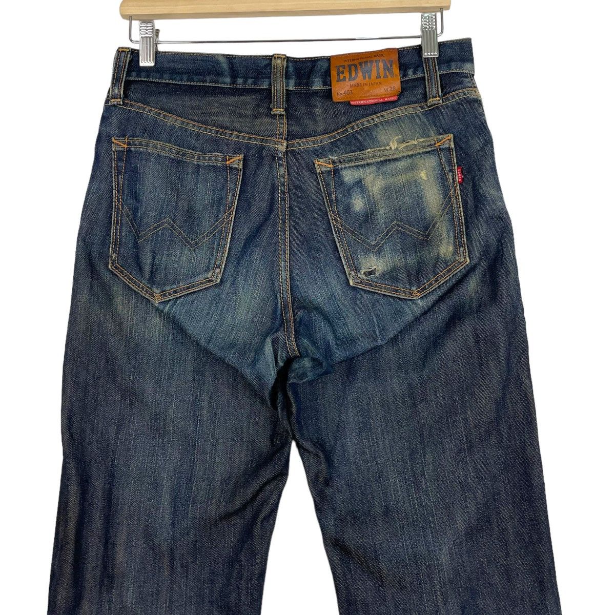 If Six Was Nine × Japanese Brand 💰OFFER💰💥EDWIN JAPAN THRASHED DESIGN DENIM JEANS Size US 30 / EU 46 - 8 Thumbnail