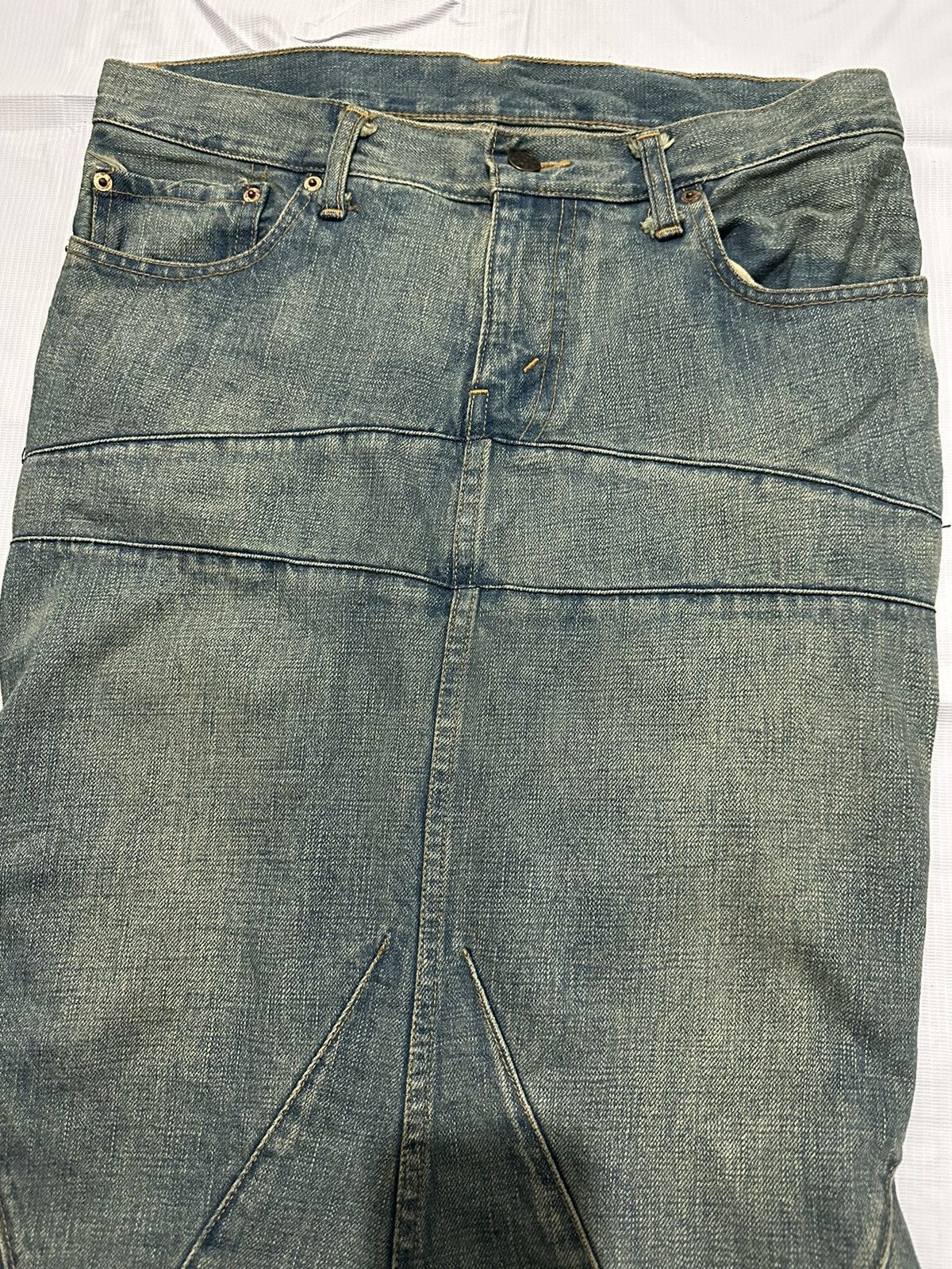 Comme des Garcons Junya Watanabe FW 2004 Denim Mermaid Skirt Size 30" / US 8 / IT 44 - 7 Thumbnail