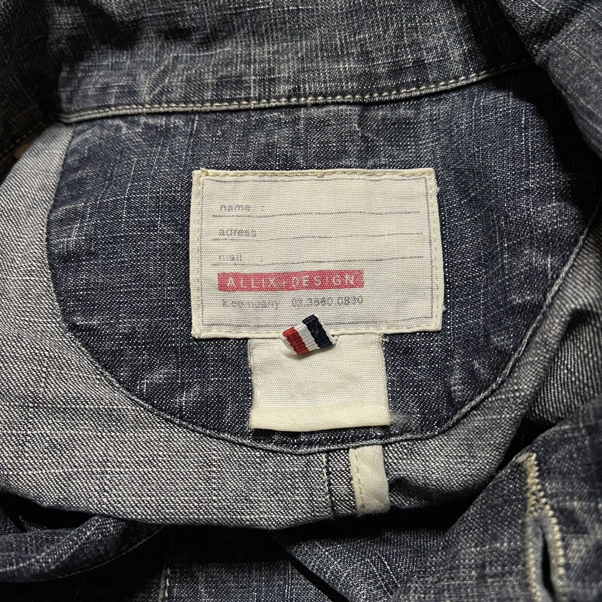 Japanese Brand Vintage ALLIX DESIGN denim jacket Size US L / EU 52-54 / 3 - 8 Thumbnail