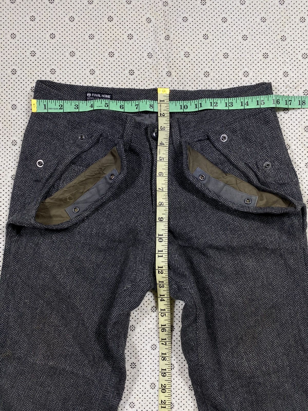 Final Home Herringbone Twill Wool Pant By Final Home Size US 30 / EU 46 - 3 Thumbnail