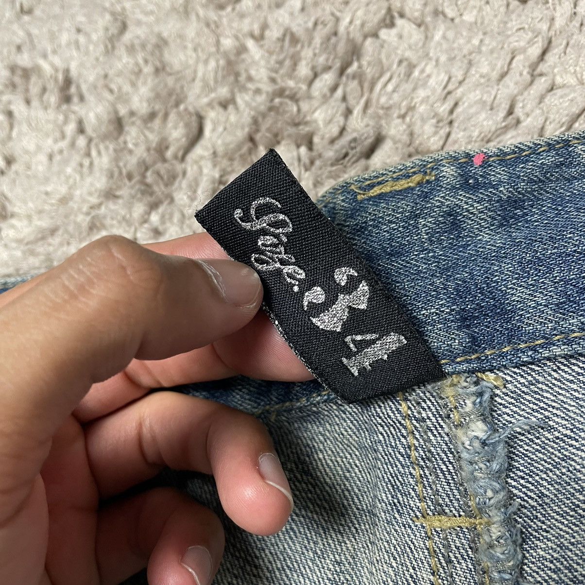 Vintage Vintage Japanese Brand Patched Art Jeans Size US 34 / EU 50 - 21 Thumbnail