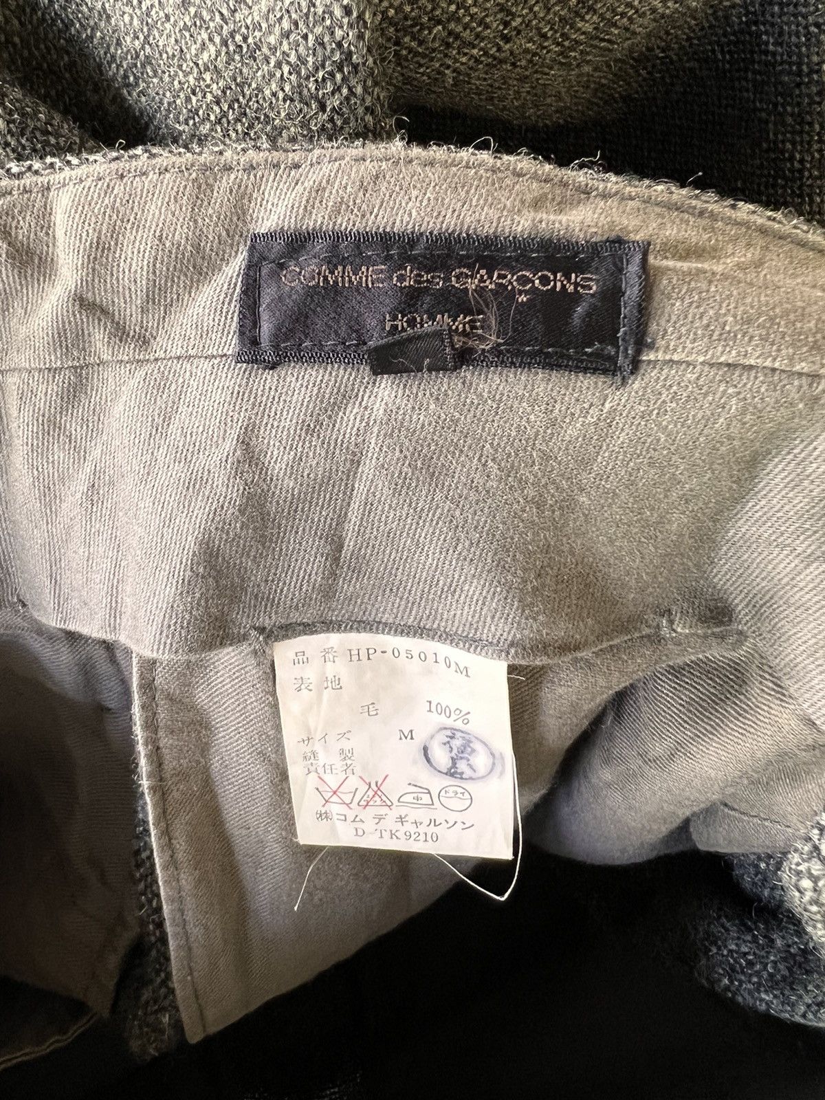 Comme des Garcons Homme Vintage Commedes Garçons Homme Wool Pant Size US 30 / EU 46 - 9 Thumbnail