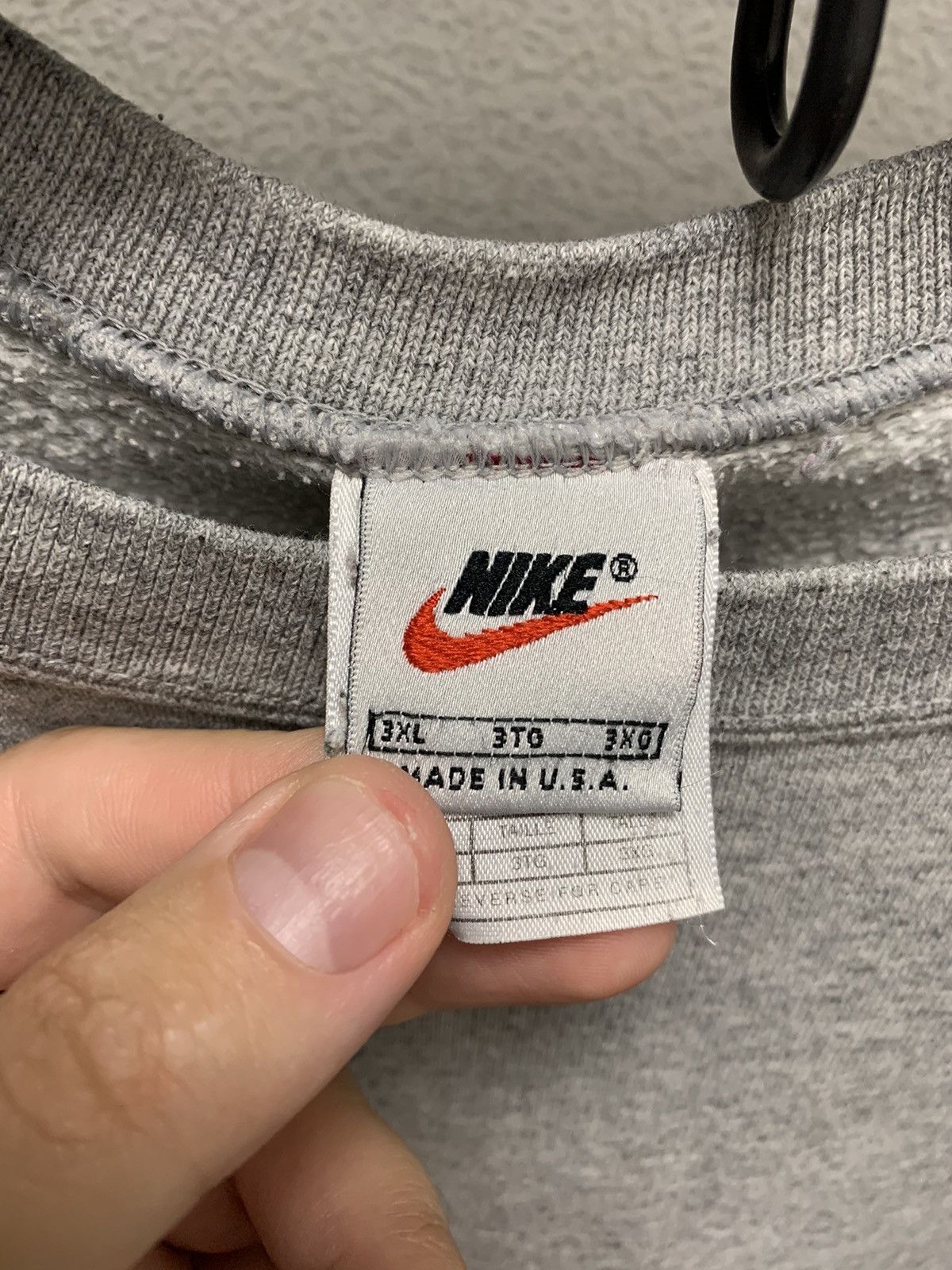 Vintage Nike vintage sweatshirt made in Usa 1990th red tags xxl 2xl Size US XXL / EU 58 / 5 - 5 Thumbnail