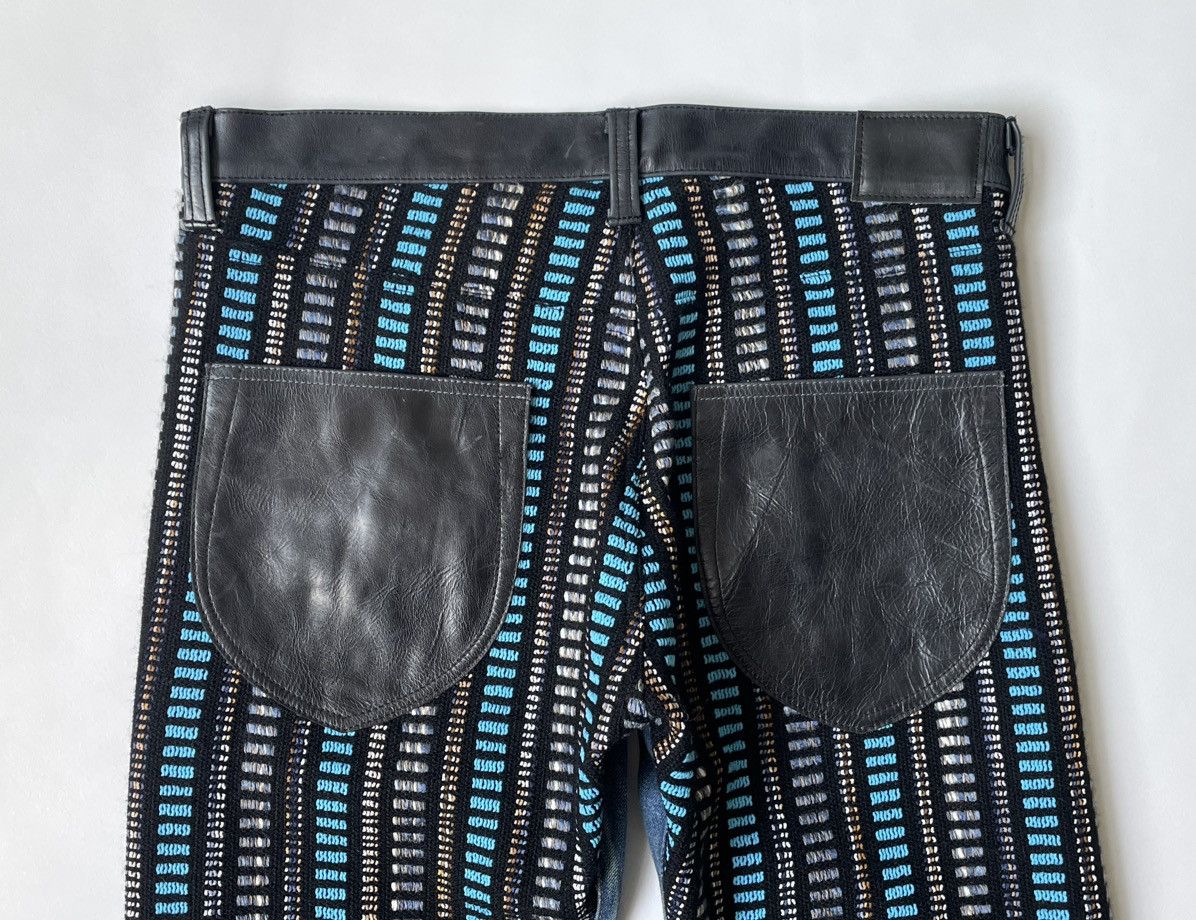 Comme des Garcons A/W 13 Patterned Wool Leather Pocket Jeans Size US 32 / EU 48 - 13 Thumbnail