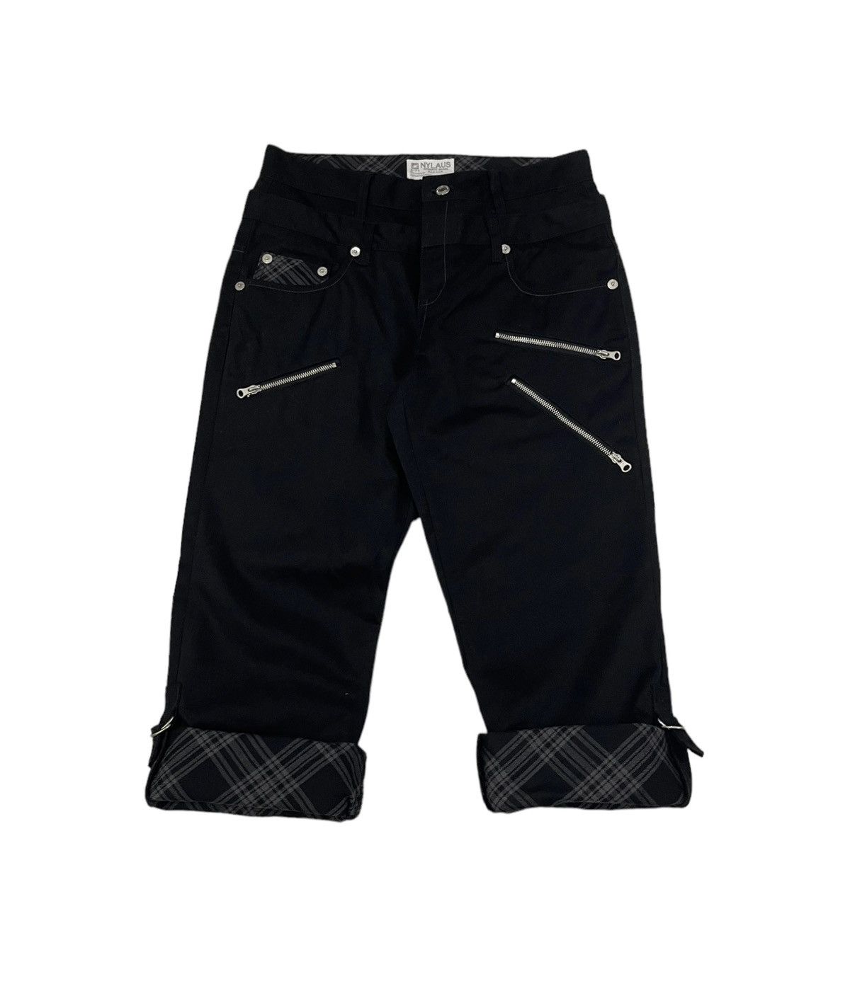 PPFM Nylaus Japan Double Waist 3Q Rollup Punk Pants Size US 32 / EU 48 - 1 Thumbnail