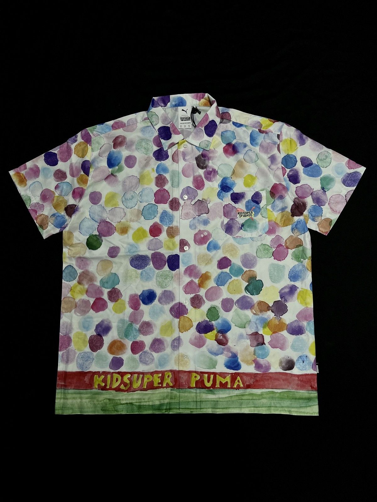 KidSuper × Puma Rare Puma Kidsuper Studios AOP Shirt Oversize Medium Size US M / EU 48-50 / 2 - 5 Thumbnail