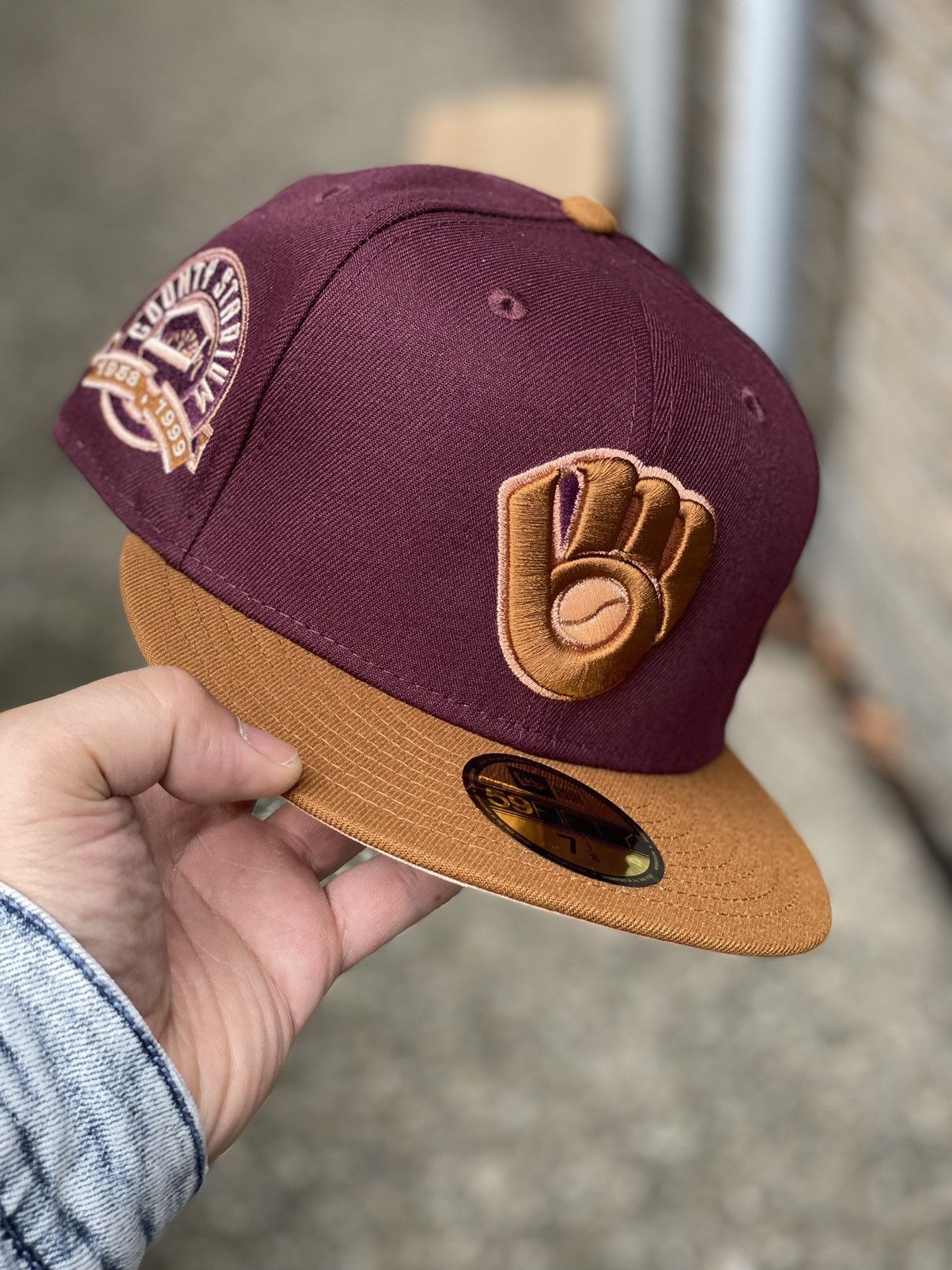 New Era 59fifty Milwaukee Brewers size 7 1/8